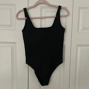 Large black bodysuit
